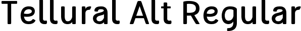 Tellural Alt Regular font - Tellural Alt.ttf