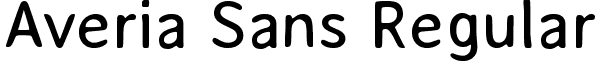 Averia Sans Regular font - AveriaSans-Regular.ttf