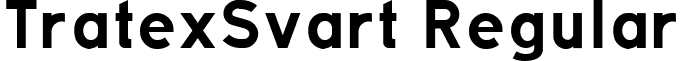 TratexSvart Regular font - TRATS___.TTF