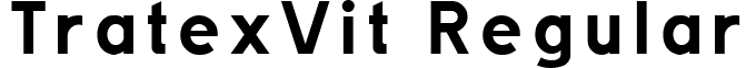 TratexVit Regular font - TRATV___.TTF