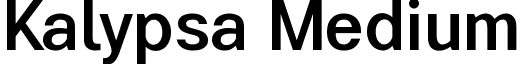 Kalypsa Medium font - Kalypsa Medium.ttf