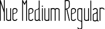 Nue Medium Regular font - Nue_Medium.ttf