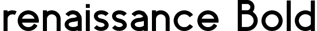 renaissance Bold font - SurroundingBold.otf