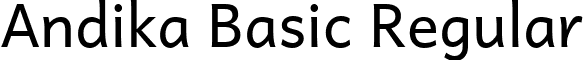 Andika Basic Regular font - AndBasR.ttf