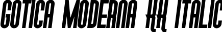 Gotica Moderna KK Italic font - Gotica Moderna KK Italic v1.1.ttf