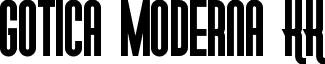 Gotica Moderna KK font - Gotica Moderna KK v1.1.ttf