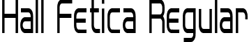 Hall Fetica Regular font - Hall Fetica Narrow.ttf