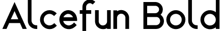 Alcefun Bold font - Alcefun Bold.otf