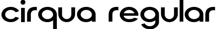 Cirqua Regular font - Cirqua v2-1.ttf