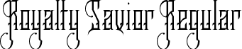 Royalty Savior Regular font - Royalty Savior.ttf