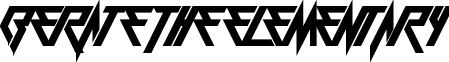 Berate The Elementary font - berate_the_elementary.ttf