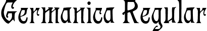 Germanica Regular font - Germanica.ttf