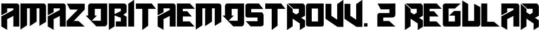 AmazObitaemOstrovV. 2 Regular font - AmazOOSTROVv.2.ttf
