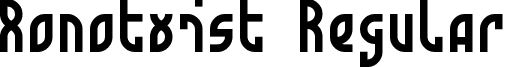 Monotwist Regular font - monotwist.ttf