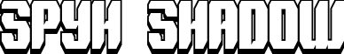 Spyh Shadow font - Spyh_Shadow.ttf