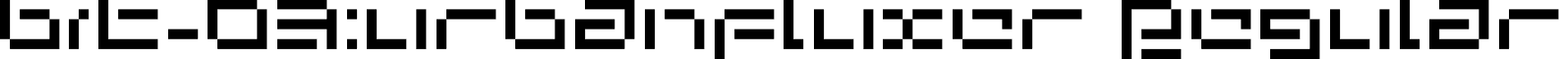 bit-03:urbanfluxer Regular font - bit03.ttf