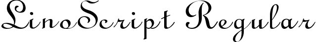 LinoScript Regular font - unicode.linoscri.ttf