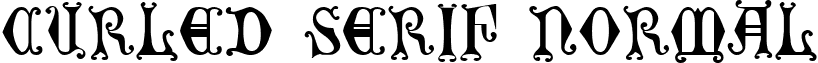 Curled Serif Normal font - curlser.ttf