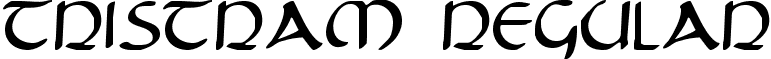 Tristram Regular font - tristram2.ttf