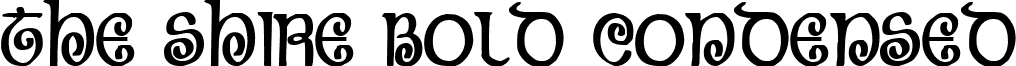 The Shire Bold Condensed font - theshirebc.ttf