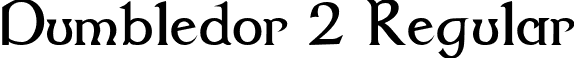 Dumbledor 2 Regular font - dum2.ttf