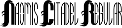 Naomis Citadel Regular font - Naomis Citadel.ttf