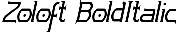 Zoloft BoldItalic font - zolofb__.ttf