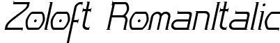 Zoloft RomanItalic font - zolofi__.ttf