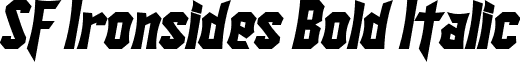 SF Ironsides Bold Italic font - SF Ironsides Bold Italic.ttf