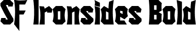 SF Ironsides Bold font - SF Ironsides Bold.ttf