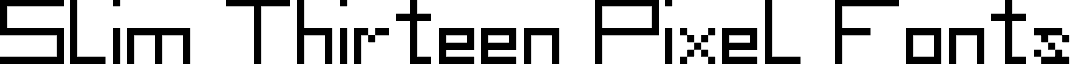 Slim Thirteen Pixel Fonts font - Slim-Thirteen-Pixel-Fonts.ttf