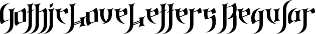 GothicLoveLetters Regular font - Gothic_Love_Letters.TTF
