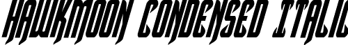 Hawkmoon Condensed Italic font - hawkmooncondital.ttf