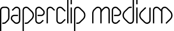 Paperclip Medium font - paperclip-med.otf