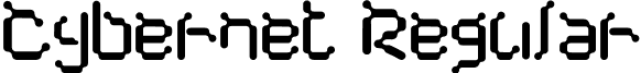 Cybernet Regular font - Cybernet.ttf