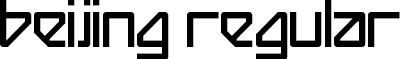 Beijing Regular font - Beijing.ttf