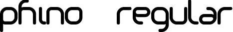 Phino Regular font - Phino.ttf