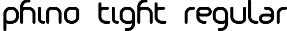 Phino Tight Regular font - Phino tight.ttf