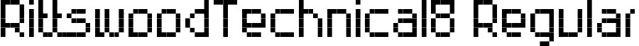 RittswoodTechnical8 Regular font - r-technical_8.ttf