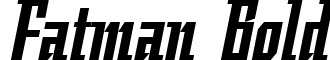 Fatman Bold font - Fatman 1.0.ttf