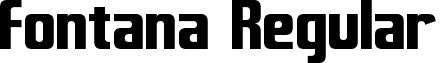 Fontana Regular font - Fontana.otf