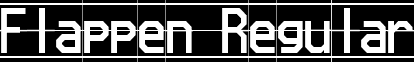 Flappen Regular font - flappen.ttf