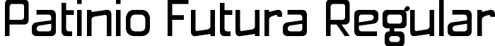 Patinio Futura Regular font - Patinio Futura.ttf
