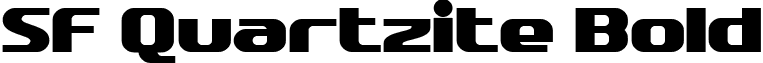 SF Quartzite Bold font - SF Quartzite Bold font.ttf