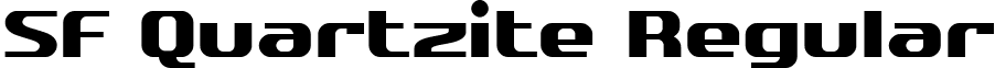 SF Quartzite Regular font - SFQUART.ttf