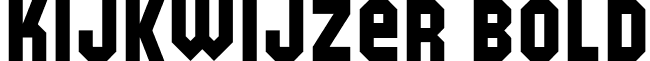 Kijkwijzer Bold font - KIJKB___.TTF