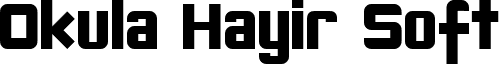 Okula Hayir Soft font - okula_hayir_soft.ttf