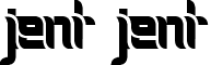 jent jent font - jent_by_pzeros.ttf