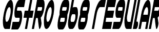 Astro 868 Regular font - ASTRO868.TTF