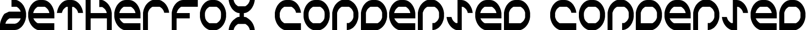 Aetherfox Condensed Condensed font - Aethv2c.ttf